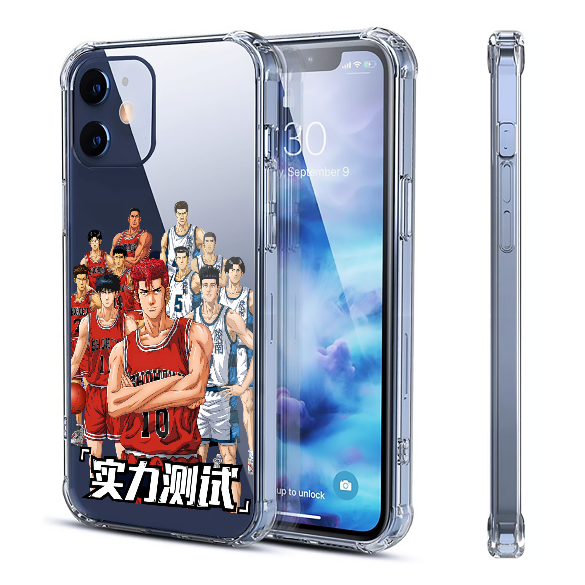 （画像用） SLAM DUNK／スラムダンク 【iPhone 12シリーズ対応】透明スマホケース（クリアソフトケース）